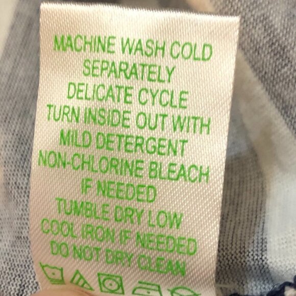 Navy Stripe “Bay” Long Sleeve Dress in “Tropical Island Medallion” Girls Size XL - Picture 8 of 8